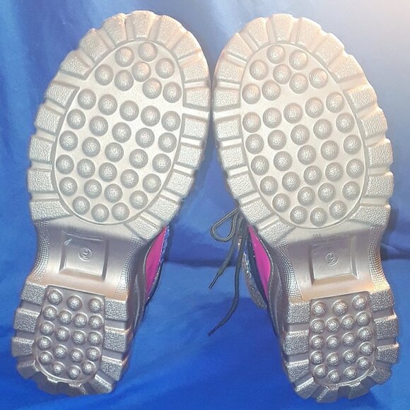 PRETTY LADY ALL GLAM  COMBAT BOOTS ( BRAND NEW !!!!!!! ) - Picture 6 of 6